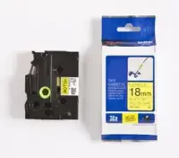 BROTHER TZEFX641 18 BLACK ON YELLOW FLEX