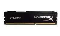 MEMORY DIMM 4GB PC14900 DDR3/FURY BK HX318C10FB/4 KINGSTON
