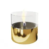 Tenderflame Table burner Lilly 1W Glass Diameter 10 cm, 12 cm, 200 ml, 7 hours, Gold