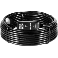 Active extension USB 2.0 A-M> A-F cable, 10 m long. Power supply option.