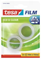 Teip Tesa, Eco & Clear, 10m x 15mm, 2 tk/pakis, läbipaistev