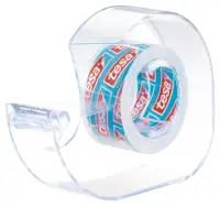 Teibialus Tesa + teip, 10m x 19mm, läbipaistev