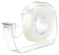 Teibialus Tesa + kahepoolne teip, 7.5m x 12mm, läbipaistev