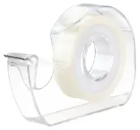 Teibialus Tesa + kahepoolne teip, 7.5m x 12mm, läbipaistev