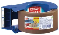 Pakketeip hoidjaga Tesa, 66m x 50mm, pruun – pilt 2