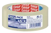 Pakketeip Tesa, 66m x 38mm, läbipaistev, tugev