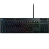 LOGITECH G815 Corded LIGHTSYNC Mechanical Gaming Keyboard - CARBON - NORDIC - TACTILE
