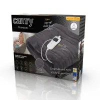 Camry | Electric blanket | CR 7418 | Number of heating levels 7 | Number of persons 1 | Washable | Coral fleece | 110-120 W | Brown – pilt 3