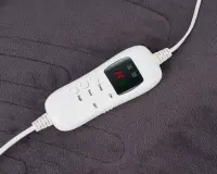 Camry | Electric blanket | CR 7418 | Number of heating levels 7 | Number of persons 1 | Washable | Coral fleece | 110-120 W | Brown – pilt 4