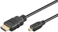Goobay High Speed Micro HDMI Cable with Ethernet 31941 HDMI to micro HDMI, 1.5 m