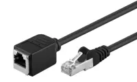 Goobay Extension Cable 73386 Cat 5E, F/UTP, Black, 0.5 m