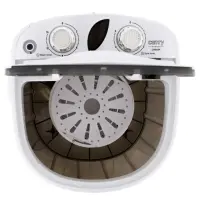 Camry | Mini washing machine | CR 8054 | Top loading | Washing capacity 3 kg | Depth 37 cm | Width 36 cm | White/Gray – pilt 3