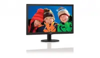 Philips 243V5LHAB/00 23.6 ", TFT-LCD, Full HD, 1920 x 1080 pixels, 16:9, 1 ms, 250 cd/m², Black – pilt 4