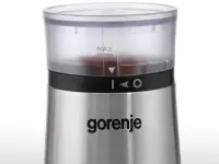 Gorenje | Coffee grinder | SMK150E | 150 W | Coffee beans capacity 60 g | Lid safety switch | Stainless steel