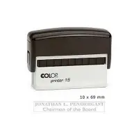 Stamp Printer 15 black spare pad dry Colop