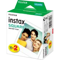 Fujifilm | Instax Square Glossy Instant film (2x10pl) | 86 x 72 mm | Image dimensions: 62 × 62 mm | Quantity 20