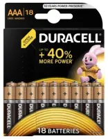 Patarei DURACELL AAA, 18tk