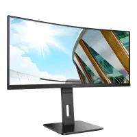 AOC | Curved Monitor | CU34P2A | 34 " | VA | 21:9 | 100 Hz | 1 ms | 3440 × 1440 | 300 cd/m² | Headphone out (3.5mm) | HDMI ports quantity HDMI x 2 | Black | Warranty 36 month(s) – pilt 7