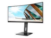 AOC | Curved Monitor | CU34P2A | 34 " | VA | 21:9 | 100 Hz | 1 ms | 3440 × 1440 | 300 cd/m² | Headphone out (3.5mm) | HDMI ports quantity HDMI x 2 | Black | Warranty 36 month(s) – pilt 14