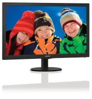 Philips 273V5LHSB/00 27 ", TN, FHD, 1920 x 1080 pixels, 16:9, 1 ms, 300 cd/m², Black, VGA, HDMI – pilt 6