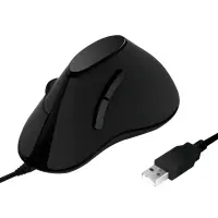 Logilink | Ergonomic Vertical Mouse | ID0158 | Wired | Optical | Black