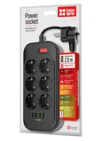 ColorWay | 10 A | Power Socket | CW-CHE64B | 17 W – pilt 2