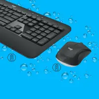 Logitech MK540 Advanced klaviatuur Hiir kaasa arvatud Universaalne Raadioside QWERTY US rahvusvaheline Must