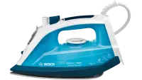 Bosch Steam Iron TDA1024210 2400 W, Water tank capacity 300 ml, Continuous steam 35 g/min, Steam boost performance 140 g/min, Ice Blue – pilt 2