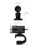 Microsoft LifeCam Cinema for Business veebikaamera 1280 x 720 pikslit USB 2.0 Must