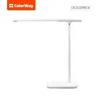 ColorWay LED Table Lamp Portable & Flexible with Built-in Battery | Yellow Light: 2800-3200, Natural Light: 4000-4500, White Light 6000-6500 K | Table lamp