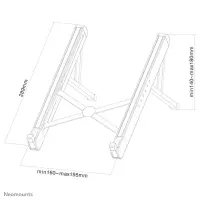 Neomounts NSLS010 sülearvuti raam & alus Sülearvuti alus Hõbe 43,2 cm (17") – pilt 14