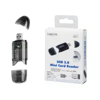 Logilink | Cardreader USB 2.0 Stick external for MMC, RS-MMC, SD and SD HC