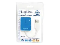 Logilink | USB 2.0 Hub 4-Port, Smile, Blue