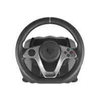 Genesis | Driving Wheel | Seaborg 400 | Silver/Black | Game racing wheel