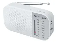 Muse | M-025 RW | Portable radio | White – pilt 3