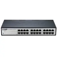D-Link DGS-1100-24V2 Juhitav L2 Gigabit Ethernet (10/100/1000) 1U Must, Hall