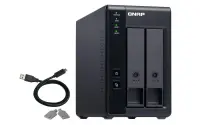 QNAP TR-002 kõvakettaboks HDD/SSD ümbris Must 2.5/3.5" – pilt 6