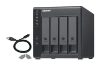 QNAP TR-004 kõvakettaboks HDD/SSD ümbris Must 2.5/3.5" – pilt 20