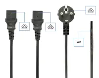 CABLE POWER SPLITTER VDE 2M/PC-186-ML6 GEMBIRD – pilt 7
