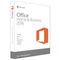 Microsoft T5D-02913 Office Home and Business 2016, Full packaged product (FPP), Lithuanian, Medialess