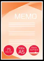 Lamineerimistaskud Ibico A5 75M. Gloss/100