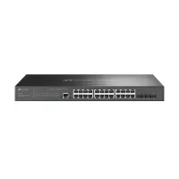 TP-Link Omada SG3428MP võrgulüliti Juhitav L2+ Gigabit Ethernet (10/100/1000) Power over Ethernet tugi 1U Must