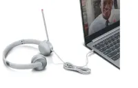 Lenovo 100 Kõrvaklapp Juhtmega ühendatud Peavõru Kontor/kõnekeskus Hõbe