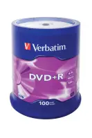Verbatim DVD+R Matt Silver 4,7 GB 100 tk