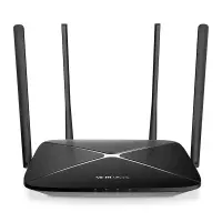 Mercusys | AC1300 Wireless Dual Band Gigabit Router | AC12G | 802.11ac | 400+867 Mbit/s | 10/100/1000 Mbit/s | Ethernet LAN (RJ-45) ports 3 | Mesh Support No | MU-MiMO Yes | No mobile broadband | Antenna type 4xFixed | No – pilt 3