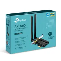 TP-LINK | Archer Wi-Fi 6 Bluetooth 5.0 PCIe Adapter | TX50E | 2.4GHz/5GHz | Antenna type 2xExternal – pilt 3