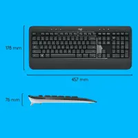 Logitech MK540 Advanced klaviatuur Hiir kaasa arvatud Universaalne Raadioside QWERTY US rahvusvaheline Must – pilt 18