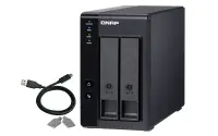 QNAP TR-002 kõvakettaboks HDD/SSD ümbris Must 2.5/3.5"