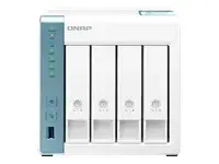 QNAP TS-431K võrkupääsu- ja varundusserver NAS Tower Ethernet LAN Valge Alpine AL-214