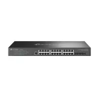 TP-LINK | 24-Port 10/100/1000Mbps Desktop Network Switch | SG3428X | Managed L2+ | Rackmountable | SFP+ ports quantity 4 | Power supply type External